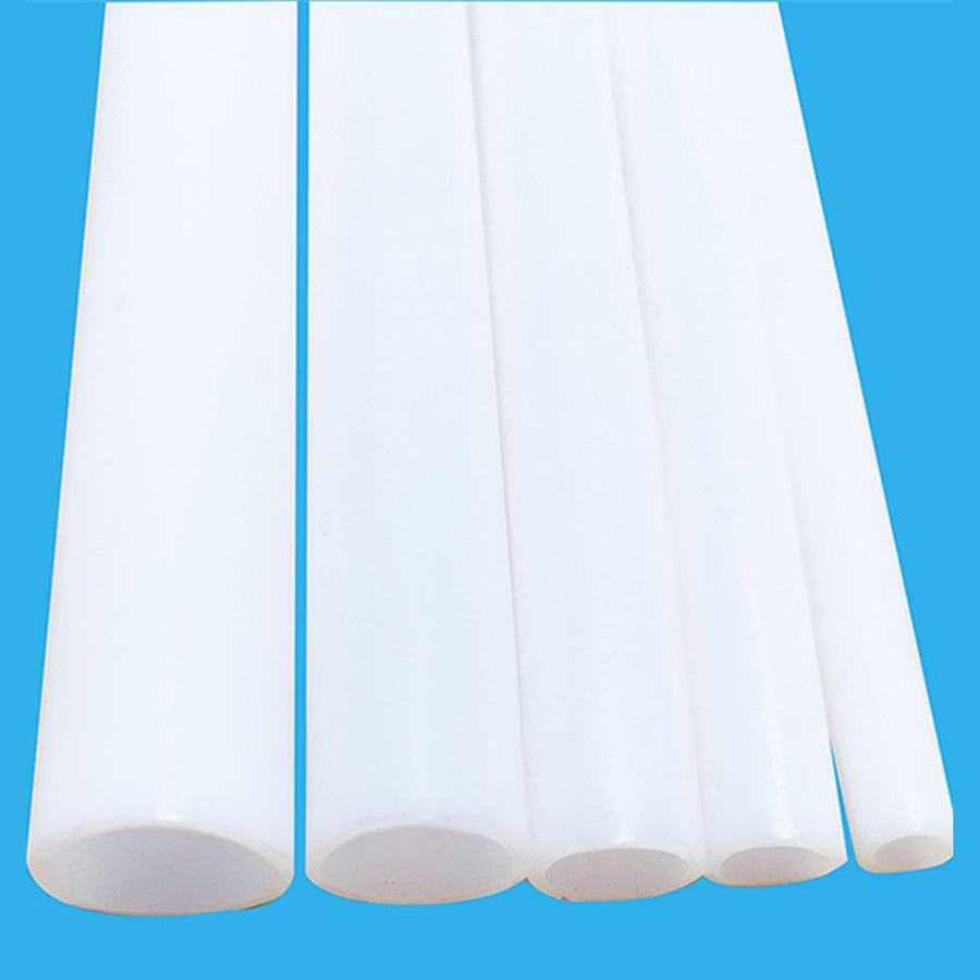 Milky teflon straight pipe